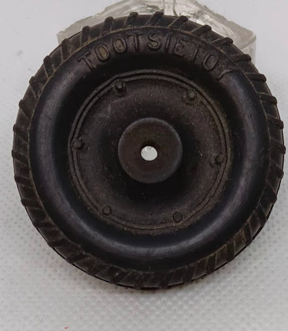 Large 2" Tootsie Toy Wheel Rubber Original