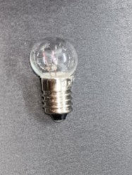 3 Volt vintage battery toy replacement light bulb. Screw type. Price is for one bulb