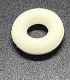 6/8" cream balloon tires set of four.