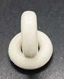6/8" cream balloon tires set of four.