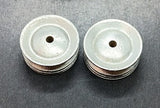 Vintage Slot Car Hubs Aluminum 1" Set of two only