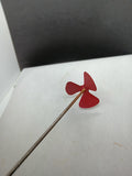 Tin toy boat 2" Boat propeller on 9" Shaft.