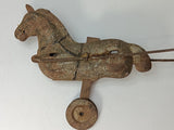 Early Bell Toy or Wagon Horse Parts only Horse 7"