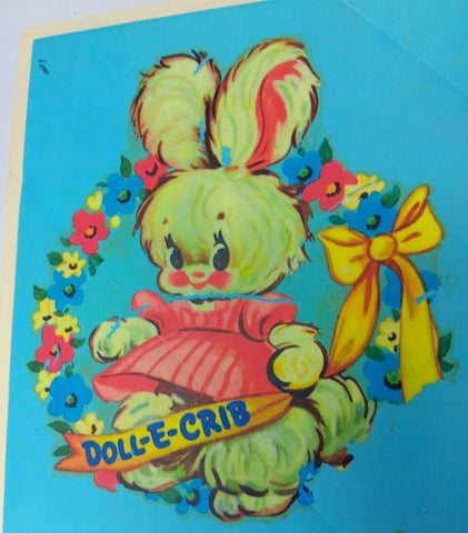 Set of two large Crib Decals Doll-E-Crib