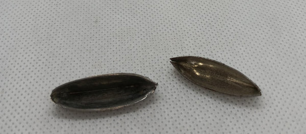 Tin toy lifeboats lot of 2.  1-2/8"