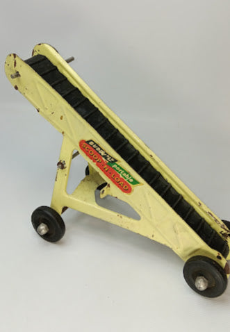 Buddy L Scoop n' Load conveyor belt replacement rubber strip & install instructions.