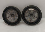 Set of 2 Original Tonka 1970's Hubs with black rims.  Original condition