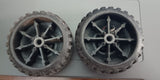 Set of 2 Original Tonka 1" Wide Wheels (white wall type)