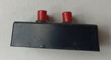 Original part of vintage toy  remote control box Marked ARMS and 4 buttons. No backing