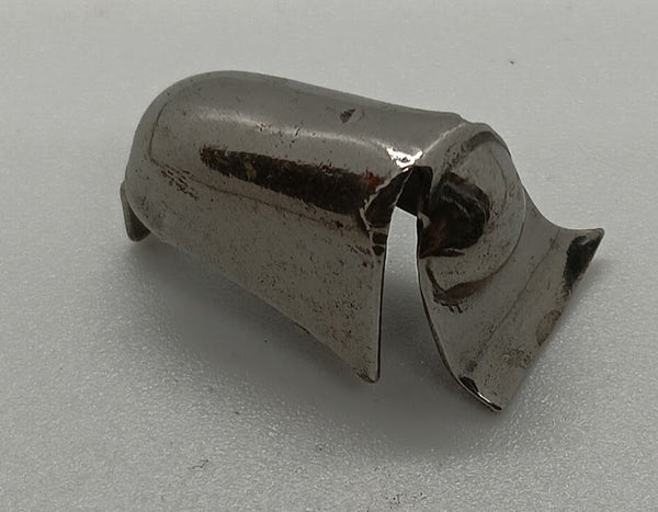 Original chrome pressed steel headlight. One only