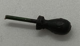 Toy steam black handle knob. 1/2"