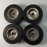 Herkimer Ok Cub vintage 1-1/4"  wheel Slicks w/ Aluminum Rims Set of 4