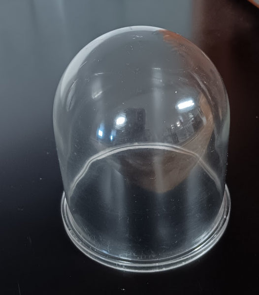 Dome : Cragstan Astronaut  3-1/8" x 3-1/2" Tin & plastic faced version