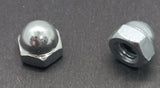 Acorn Nut 8/32" size 5/16" wide.  Set of 4