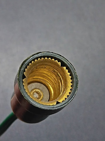 Vintage toy light bulb socket Screw type : 7/16" Diameter