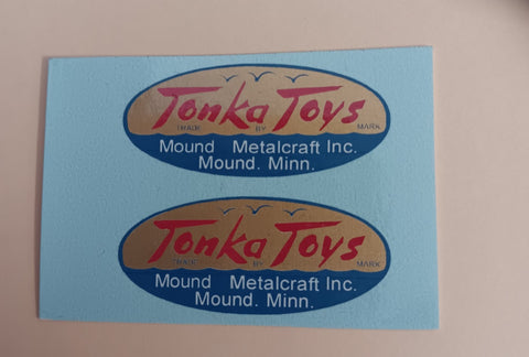 Tonka Truck Decals Pair 50-55