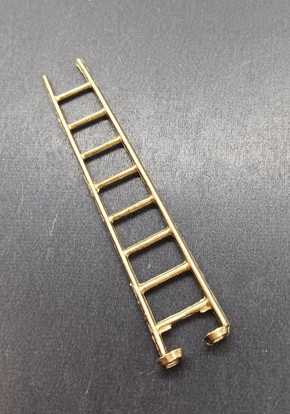 Vintage toy ladder 2-1/2" ladder for firetrucks etc. Gold