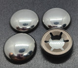 Axle caps :  bikes, trikes and buggy's.  Set of four. Fits 1/2"+ axle.