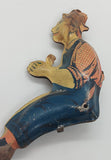 Early Marx Tractor driver tinplate (damaged on one side)