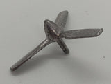 Allyn Plane Ashtray airplane 2" three blade prop Blades are 1" from center.