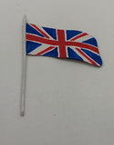 Vintage Toy Boat Flag tin handpainted.