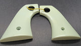 Nichols Stallion 45 Mark II :  Light Grey/blue Grips
