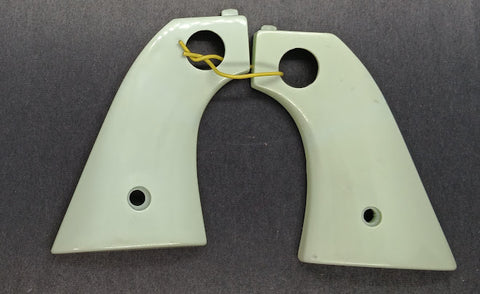 Nichols Stallion 45 Mark II :  Light Grey/blue Grips