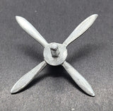 P-51 Ashtray Plane Prop : 4 blade Propeller 2-2/8"