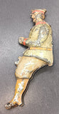 Original Early tinplate toy driver 3-1/2"