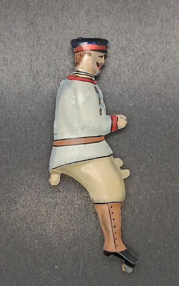 Limo driver 3-1/2" Hess Gunterman or Carette early tinplate toys