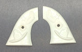 Hubley Six Shooter Cowboy Gene Autry cap gun Grips cream With Hat/spur detail