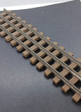 Original Marklin O gauge train spur with wooden center rail track.