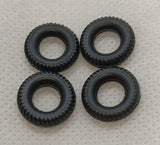 Budgie Diecast Early toy cars and vehicles replacement tires. Set of four.