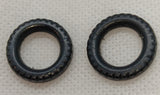 Lesney Matchbox #72 Fordson Tractor rear tires. Set of two