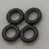 Lesney Matchbox basic black tires set of four : .55" or 14.2mm