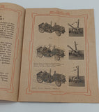 Schuco Vintage toy Old Timer Catalog paper insert for Mercer 1913 Car