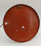 Vintage tin toy base or target stand. 8" Diameter. parts only