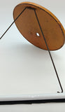 Vintage tin toy base or target stand. 8" Diameter. parts only