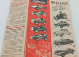 Original Schuco Micro Racer Insert Sheet Pamphlet Red.
