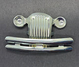 Wyandotte Tanker Truck Grill  : Complete grill, bumper