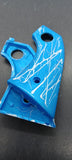 Nichols Stallion 45 Mark II Bright Blue Pearlescent Custom grips