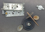 Vintage toy windup parts and pieces with winder 2-1/8 x 13/16"