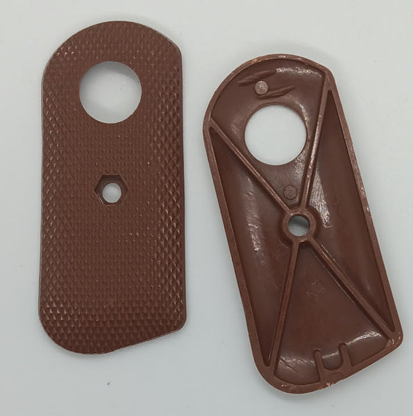Hubley '45 Army replacement pistol grip.  Brown