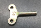 Vintage toy Metal replacement windup key : 1" arbor fits 1/8" winding shaft