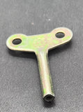 Vintage toy Metal replacement windup key : 1" arbor fits 1/8" winding shaft