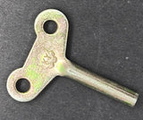 Vintage toy Metal replacement windup key : 1" arbor fits 1/8" winding shaft