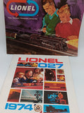 Two vintage Lionel Catalogs. 1966 & 1974