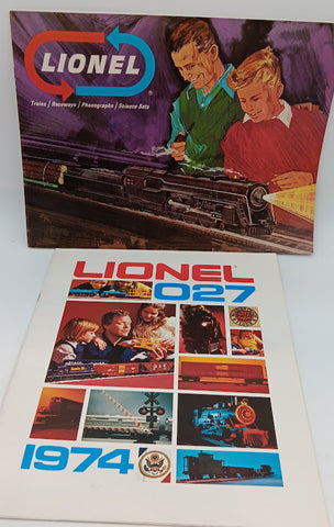 Two vintage Lionel Catalogs. 1966 & 1974