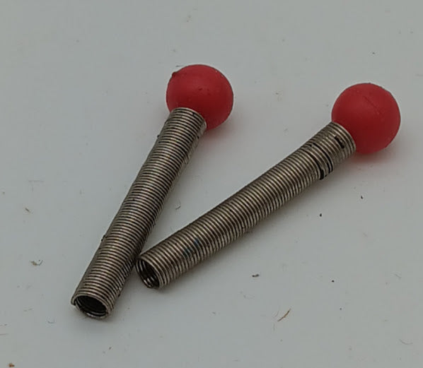 vintage toy spring drum sticks 1"