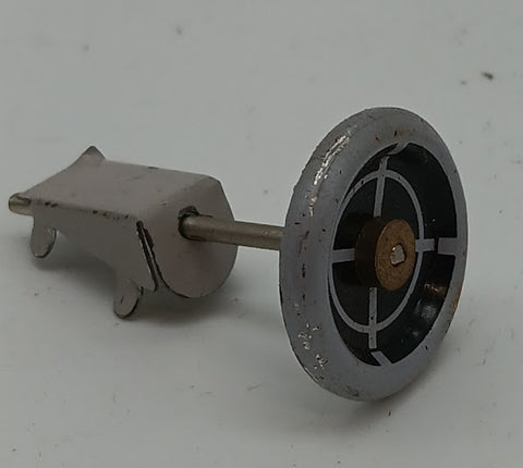 Vintage toy steering wheel. Tin Litho. 1"